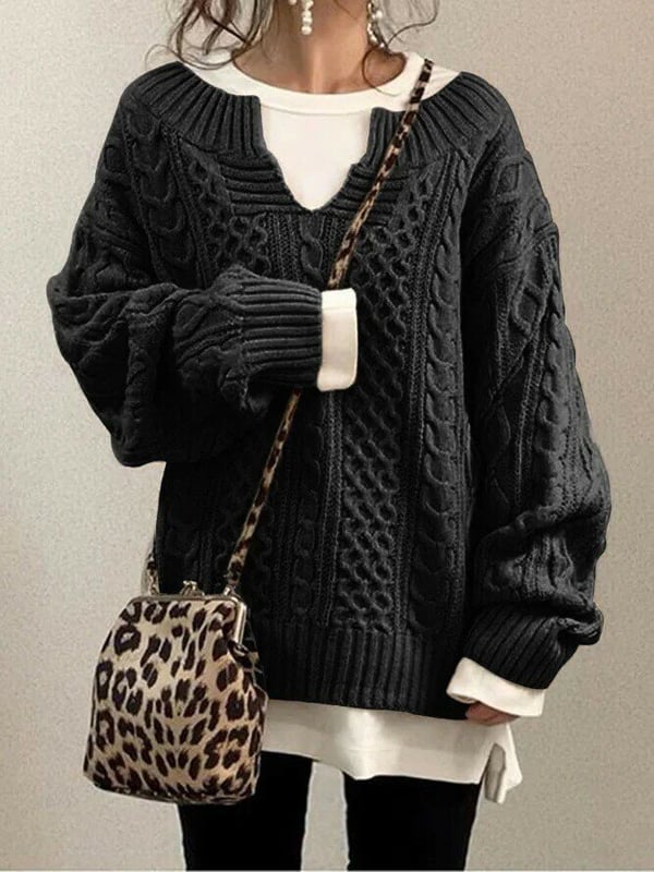 Eleonora™ – Oversize Pullover für Damen: Stilvoll & Bequem