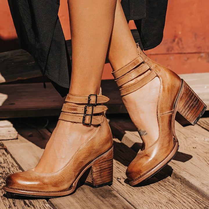 Chiara™ - Elegante Vintage-Schuhe mit zeitlosen High Heels