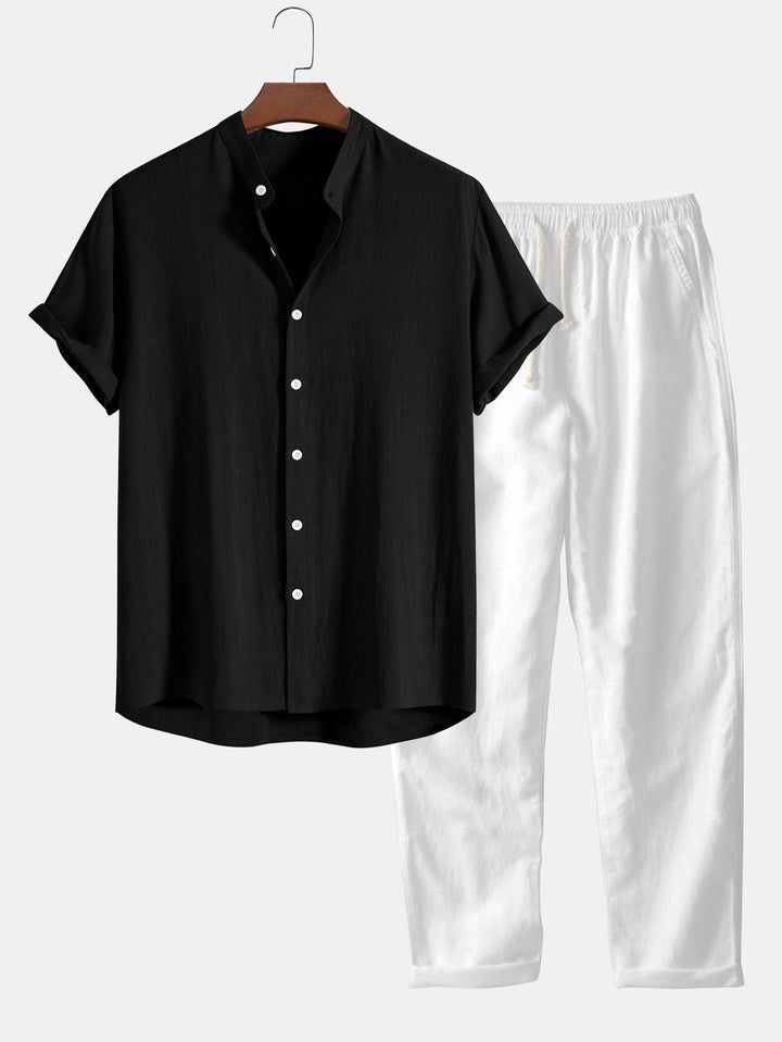 Chidro™ Leinen-Sommer-Set - Eleganz und Komfort für Ihren Sommer