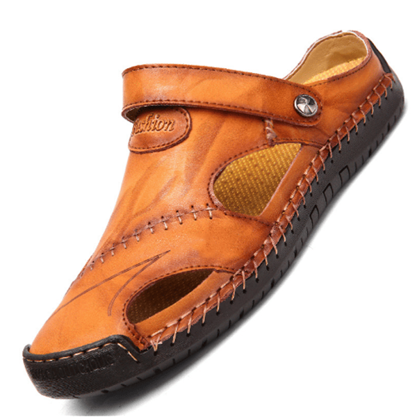 Giovanni™ - Herren-Sandalen aus ultraweichem Leder für höchsten Komfort und Atmungsaktivität im Freien.
