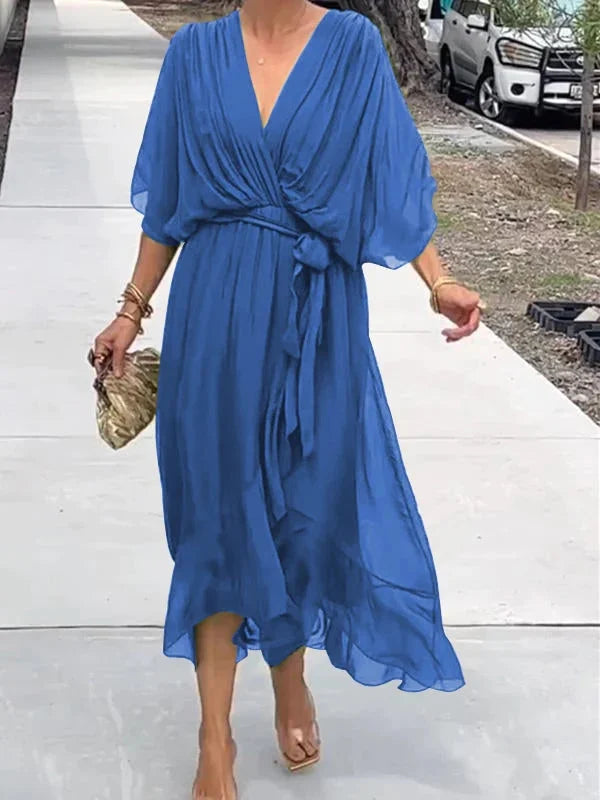 Ilaria™ - Elegante Abito in Chiffon Leggero per un Look Raffinato
