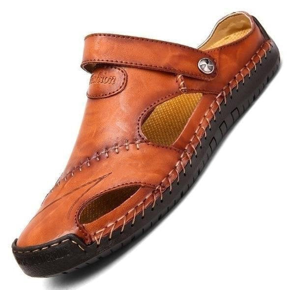 Giovanni™ - Herren-Sandalen aus ultraweichem Leder für höchsten Komfort und Atmungsaktivität im Freien.