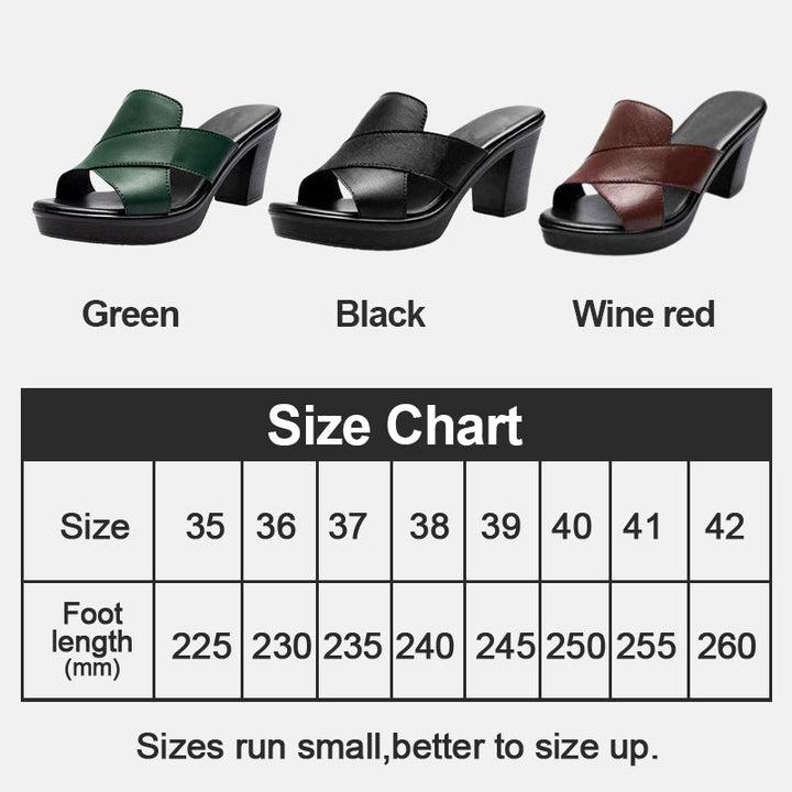 Francesca™ - Elegante Damen-Sandalen mit klobigem Plateau und hohem Absatz