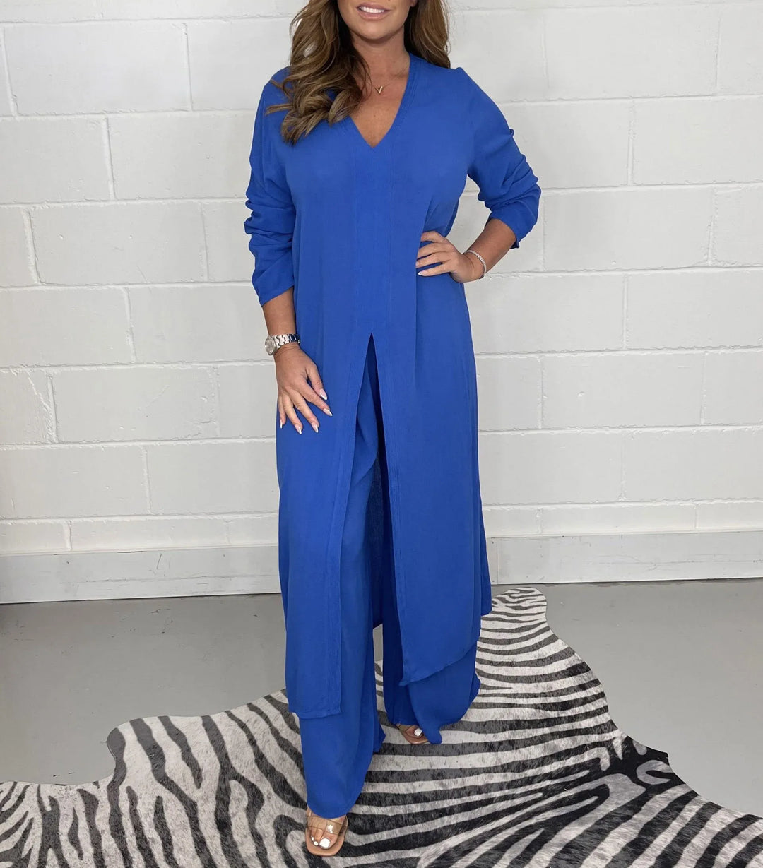 Milana™ - Kuscheliges Set: Langer Pullover und Hose in Kombination für Komfort und Stil