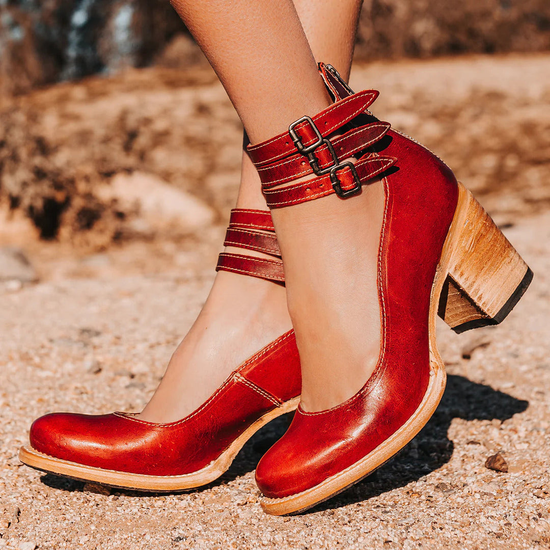 Chiara™ - Elegante Vintage-Schuhe mit zeitlosen High Heels