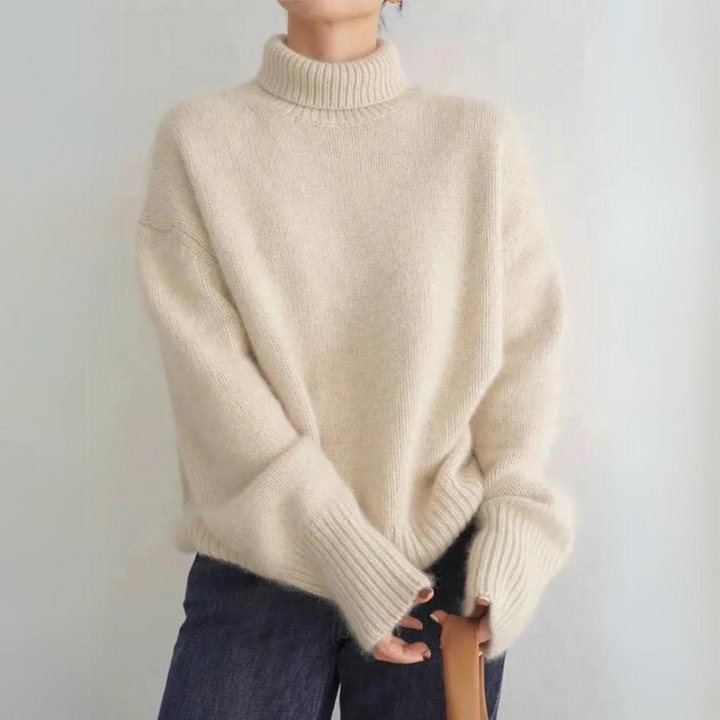 Mia™ – Bequemer Rollkragenpullover aus weichem Strick