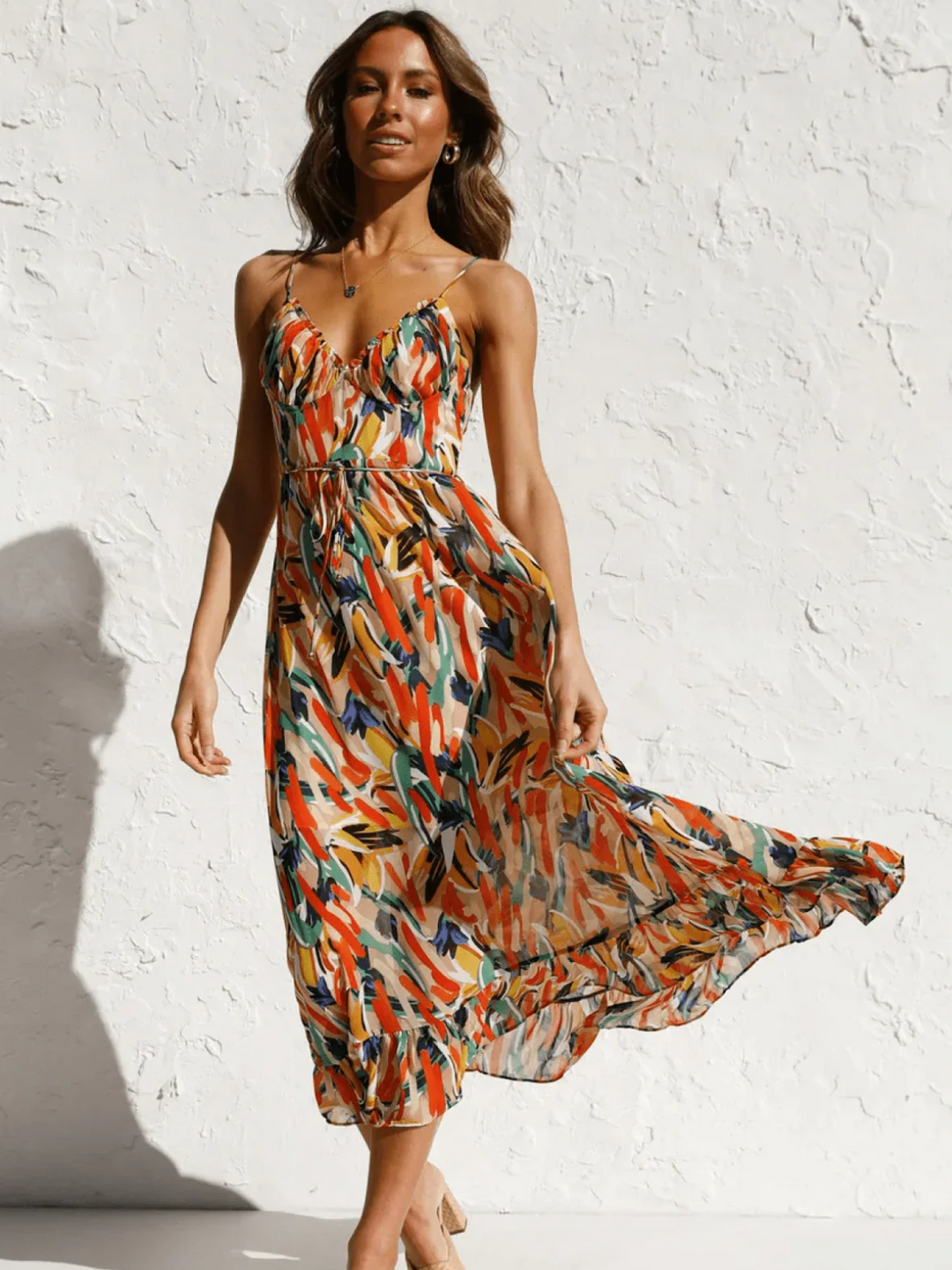 Abito Elegante Senza Maniche Rosana™ - Stile e Raffinatezza per Ogni Occasione!