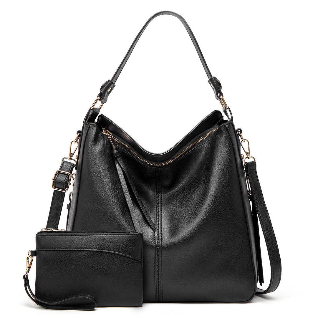 Ersilia™ - Raffinata borsa in pelle spaziosa con comode tasche laterali