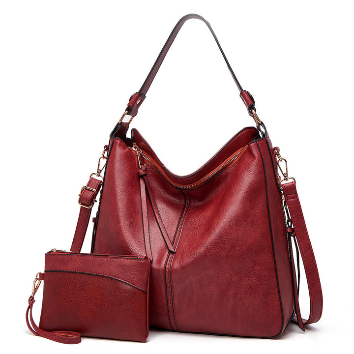 Ersilia™ - Raffinata borsa in pelle spaziosa con comode tasche laterali