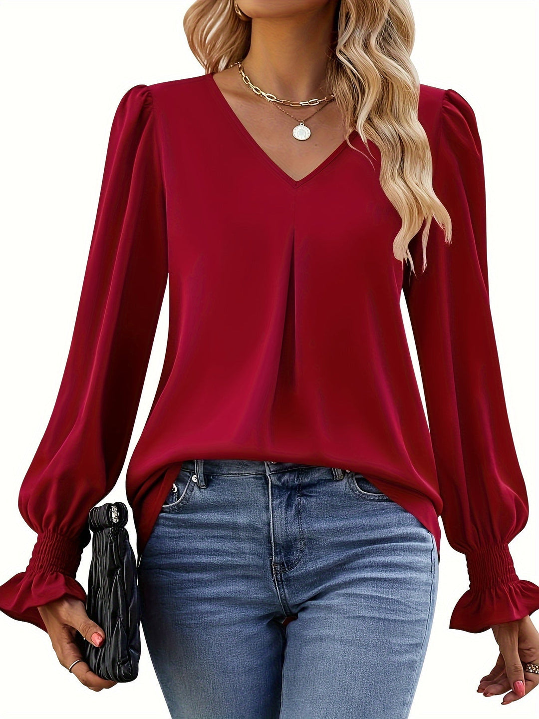 Serenella™ - Stilvolle fließende Bluse