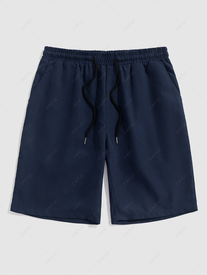 Ambrosi™ - Elegantes Herren Casual Set mit gestreiftem Hemd und bequemen Shorts