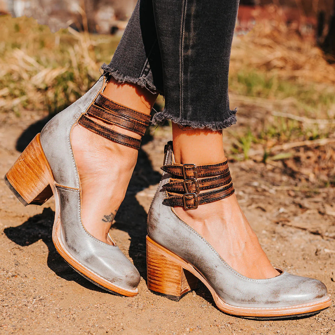 Chiara™ - Elegante Vintage-Schuhe mit zeitlosen High Heels