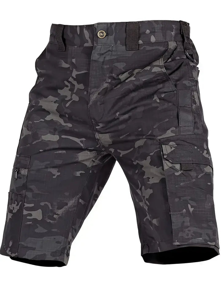 Męskie szorty outdoor cargo z wieloma funkcjonalnymi kieszeniami dla aktywnych mężczyzn