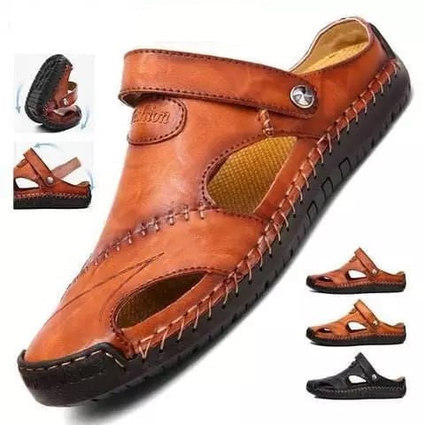Giovanni™ - Herren-Sandalen aus ultraweichem Leder für höchsten Komfort und Atmungsaktivität im Freien.