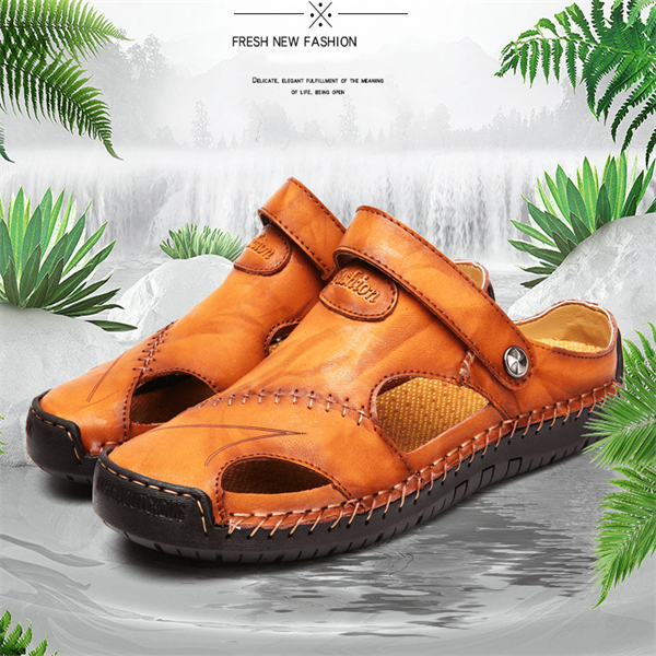 Giovanni™ - Herren-Sandalen aus ultraweichem Leder für höchsten Komfort und Atmungsaktivität im Freien.