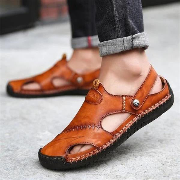 Giovanni™ - Herren-Sandalen aus ultraweichem Leder für höchsten Komfort und Atmungsaktivität im Freien.