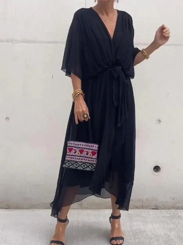 Ilaria™ - Elegante Abito in Chiffon Leggero per un Look Raffinato