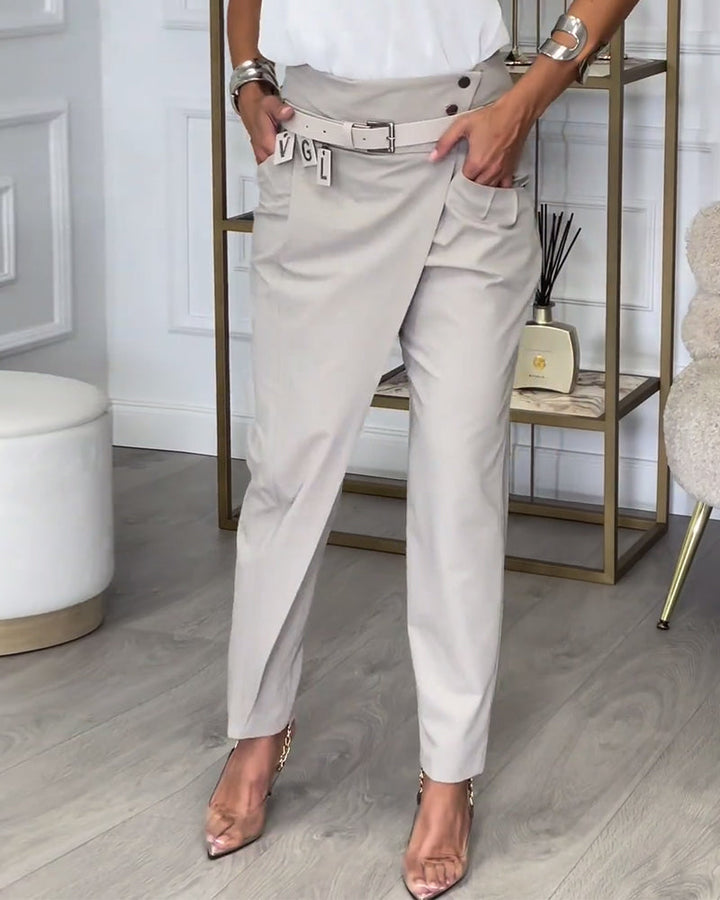 Selma™ - Stilvolle Hose mit Gürtel