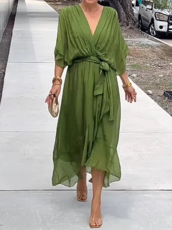 Ilaria™ - Elegante Abito in Chiffon Leggero per un Look Raffinato