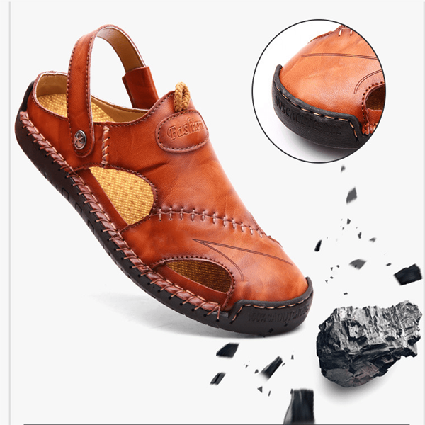 Giovanni™ - Herren-Sandalen aus ultraweichem Leder für höchsten Komfort und Atmungsaktivität im Freien.