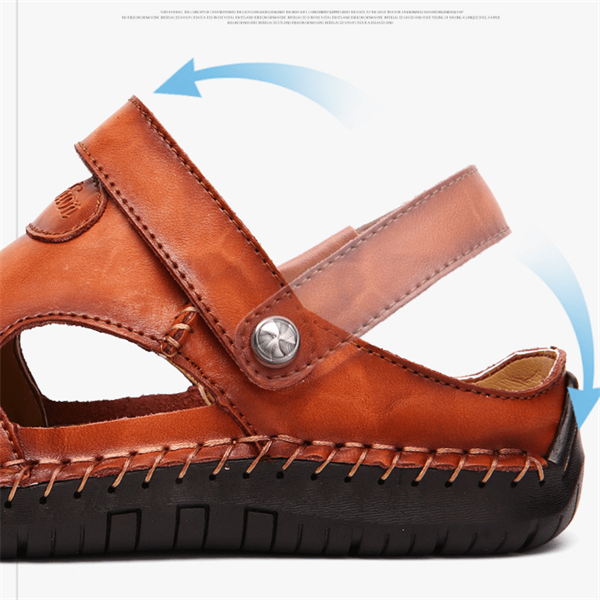 Giovanni™ - Herren-Sandalen aus ultraweichem Leder für höchsten Komfort und Atmungsaktivität im Freien.