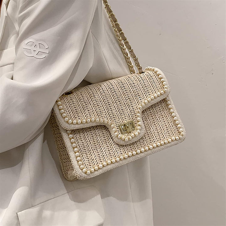 Laurie | Trendy Boho Handtas met Chique Pareldetails for a Unieke en Stijlvolle Look