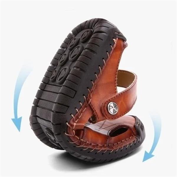 Giovanni™ - Herren-Sandalen aus ultraweichem Leder für höchsten Komfort und Atmungsaktivität im Freien.