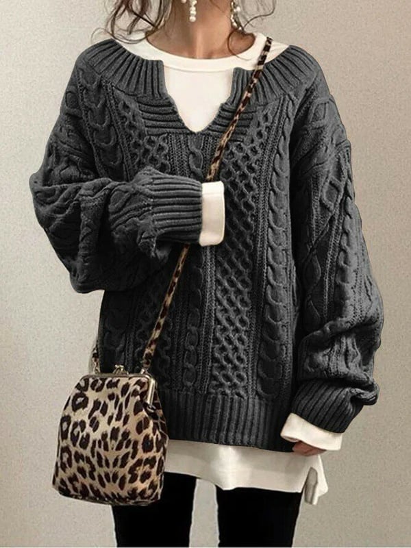 Eleonora™ – Oversize Pullover für Damen: Stilvoll & Bequem