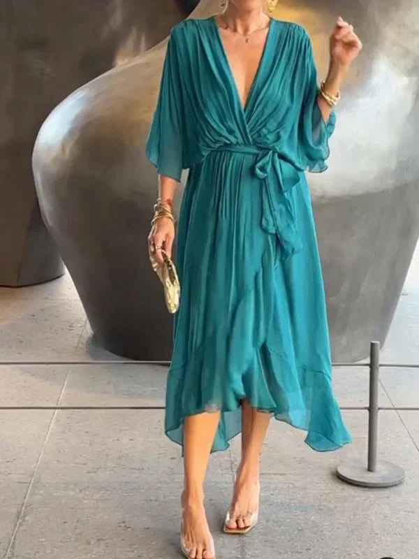 Ilaria™ - Elegante Abito in Chiffon Leggero per un Look Raffinato