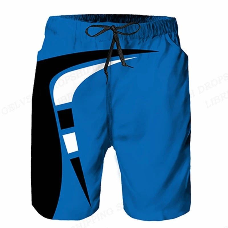 Eddie Moto Sport Print Heren Zwembroek - Duurzaam en Trendy voor de Avontuurlijke Zwemmer