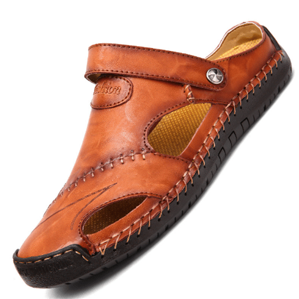Giovanni™ - Herren-Sandalen aus ultraweichem Leder für höchsten Komfort und Atmungsaktivität im Freien.