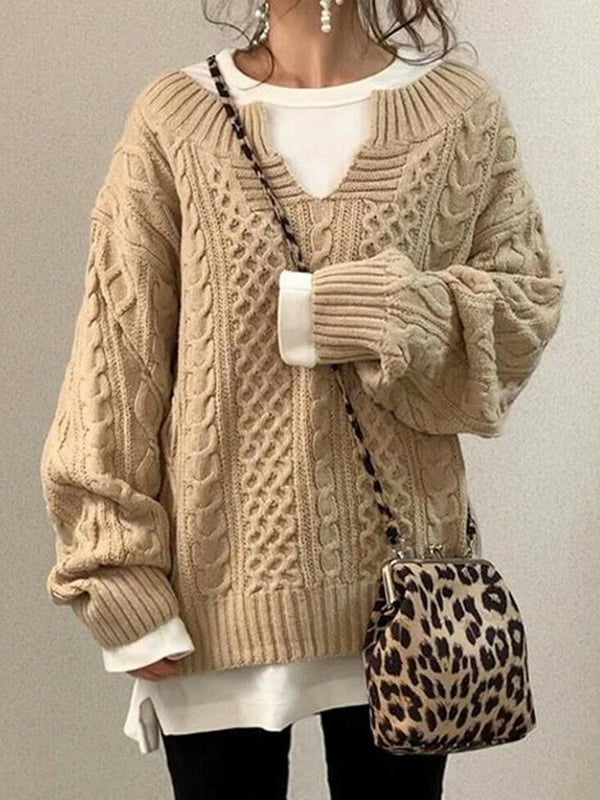 Eleonora™ – Oversize Pullover für Damen: Stilvoll & Bequem