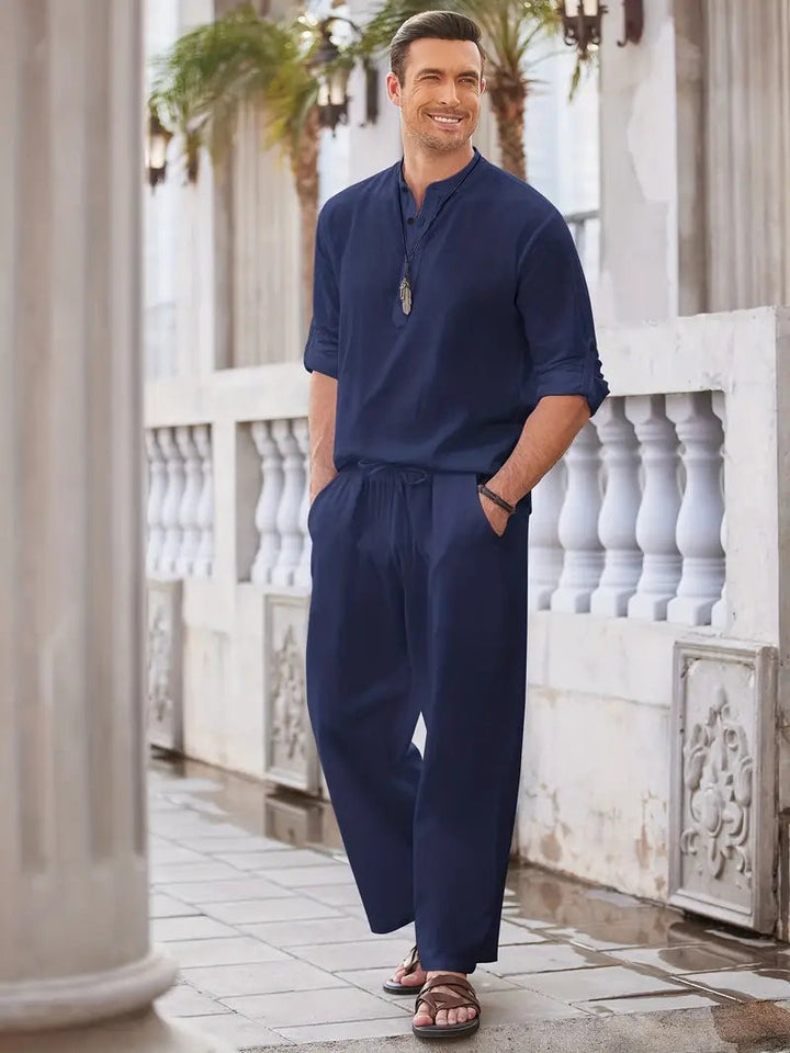 Esidor™ Langarm-Hemd und -Hose - Stil und Komfort für jeden Anlass