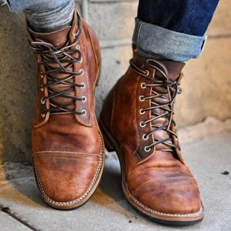 Abaco™ Premium Lederstiefel - Eleganz und Komfort für jeden Anlass