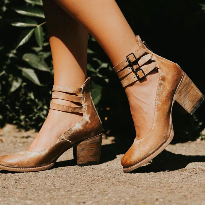 Chiara™ - Elegante Vintage-Schuhe mit zeitlosen High Heels