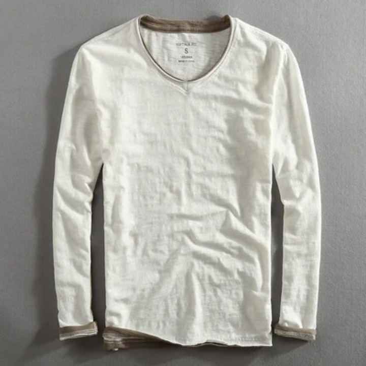 Santo™ - Elegante Camicia in Cotone a Maniche Lunghe