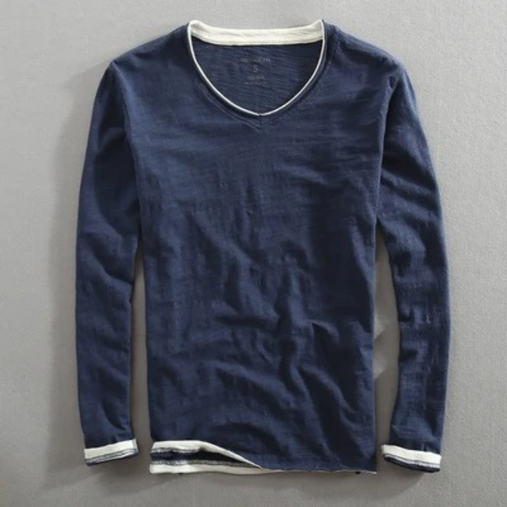 Santo™ - Elegante Camicia in Cotone a Maniche Lunghe
