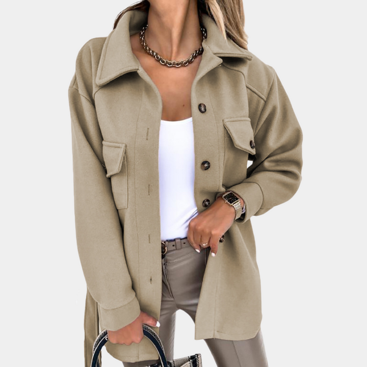 Noami - Eleganter langer Damenmantel für zeitlosen Stil