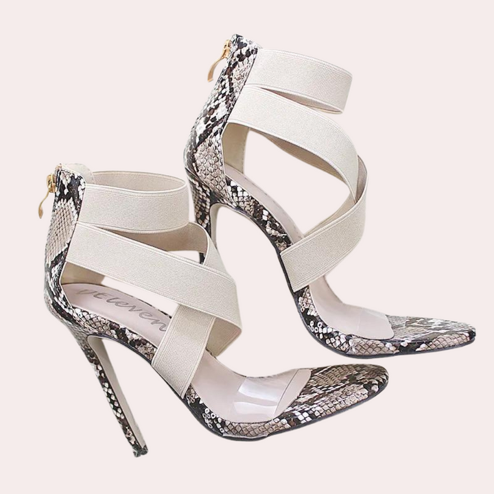 Elegante Damensandalen mit Kreuzriemen in raffiniertem Design
