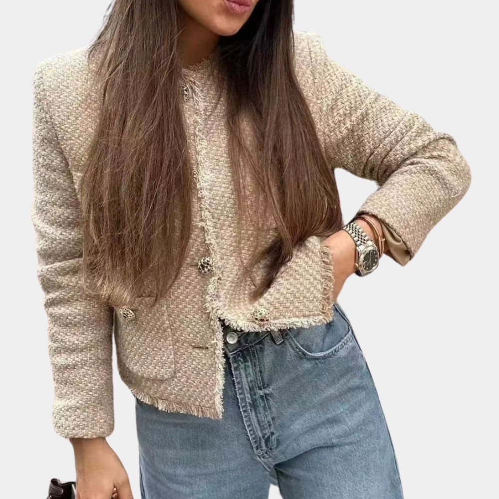 Schicke und anspruchsvolle feminine Jacke