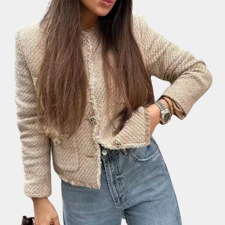 Schicke und anspruchsvolle feminine Jacke