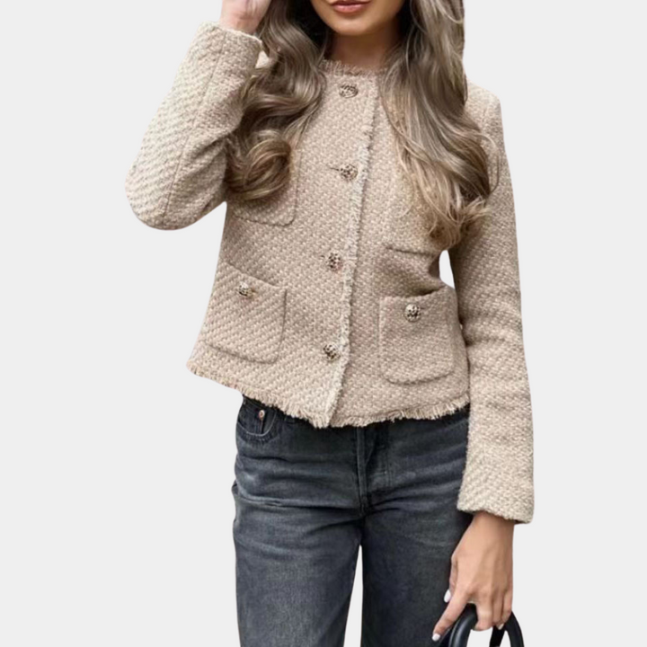 Schicke und anspruchsvolle feminine Jacke