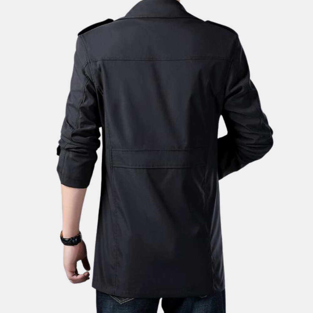 Gregorio - Klassisch eleganter Trenchcoat für Männer mit unverwechselbarem Stil