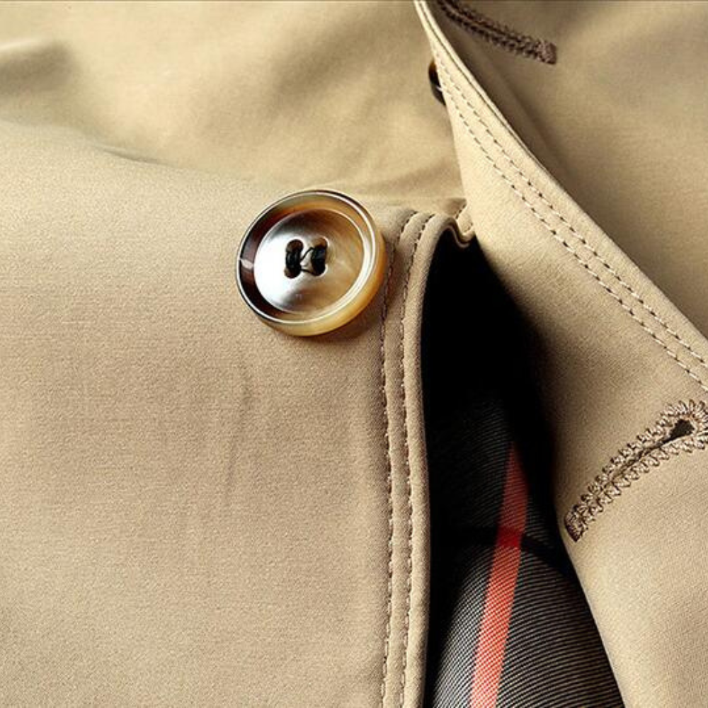 Gregorio - Klassisch eleganter Trenchcoat für Männer mit unverwechselbarem Stil