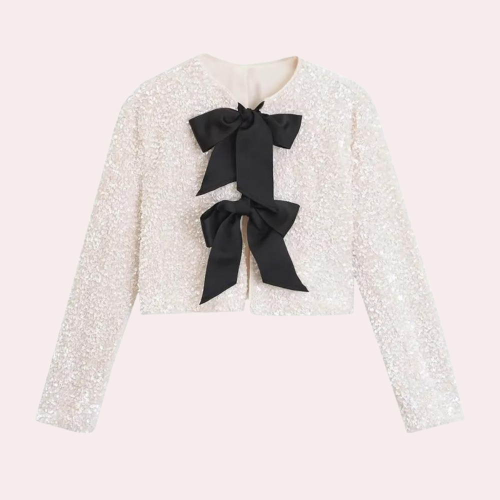 Damenjacke mit glitzernden Pailletten - Ein Hauch von Eleganz und Glanz!