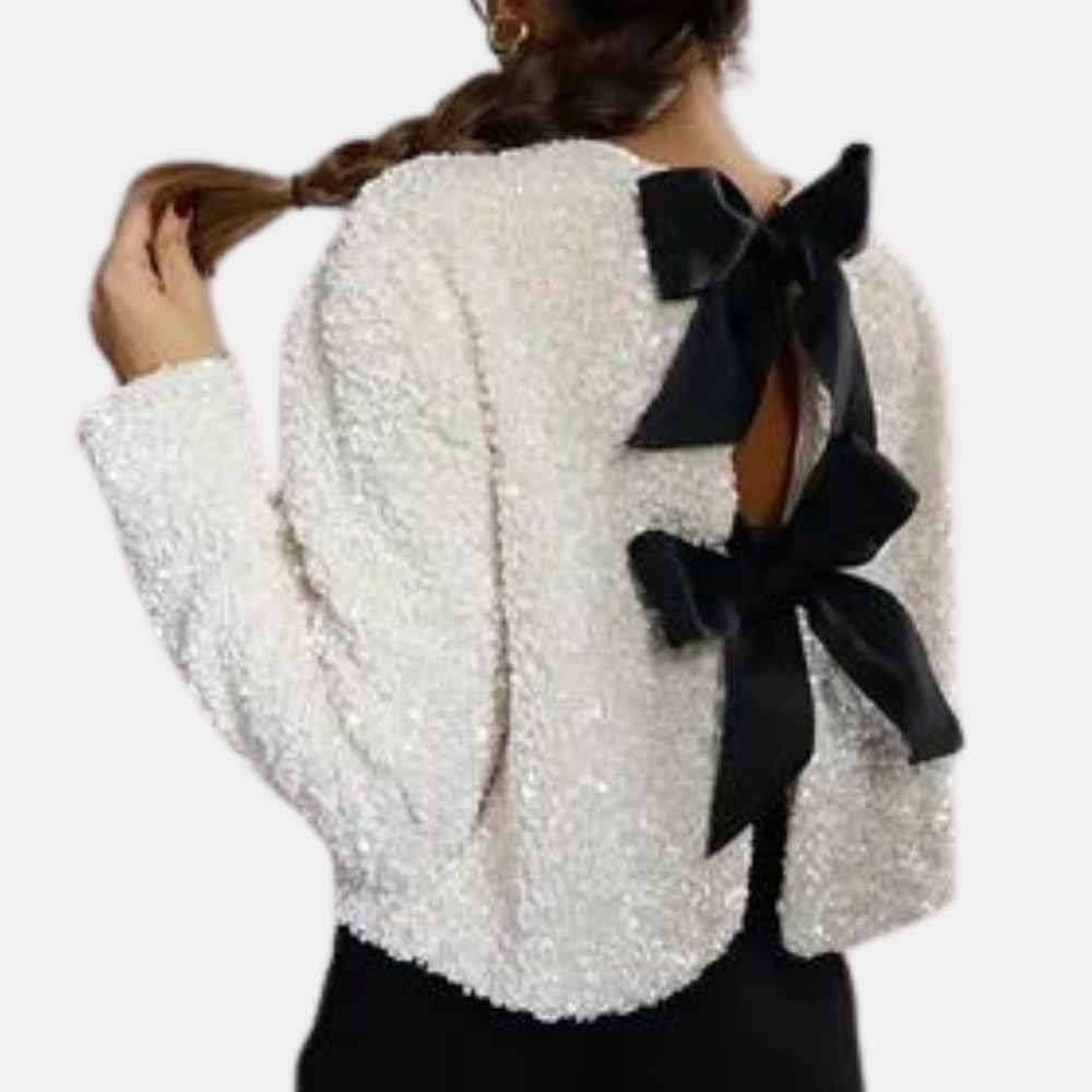 Damenjacke mit glitzernden Pailletten - Ein Hauch von Eleganz und Glanz!