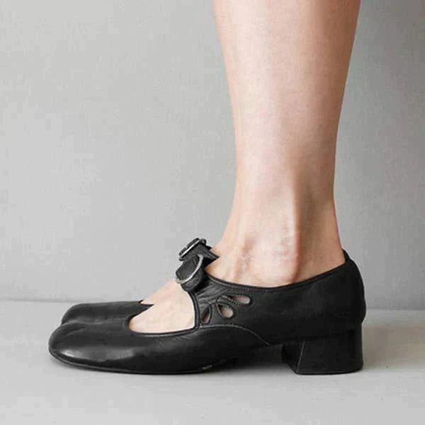 Jolanda™ - Eleganti Scarpe Vintage con Tacco Basso