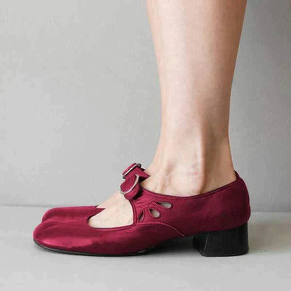 Jolanda™ - Eleganti Scarpe Vintage con Tacco Basso
