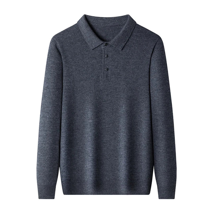 Stilvoller und luxuriöser Herren-Polopullover - eine Kombination aus Eleganz und Komfort