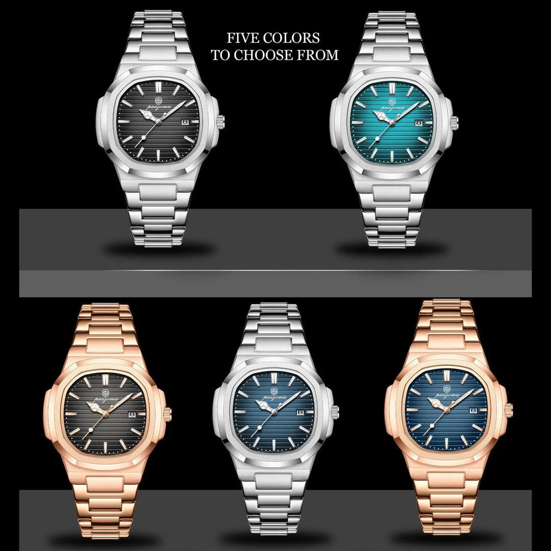 Elegante Herren Edelstahl-Armbanduhr – Perfekt für jeden Anlass
